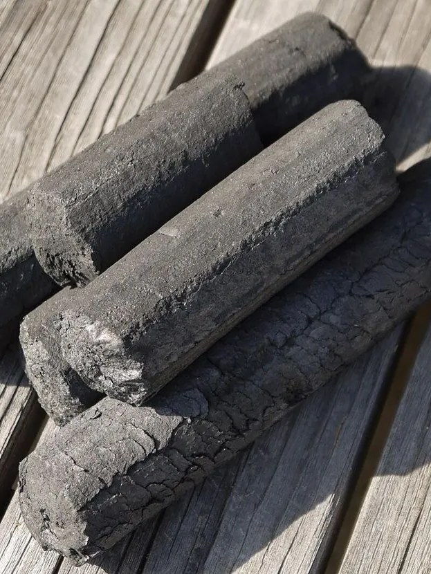 Sawdust charcoal