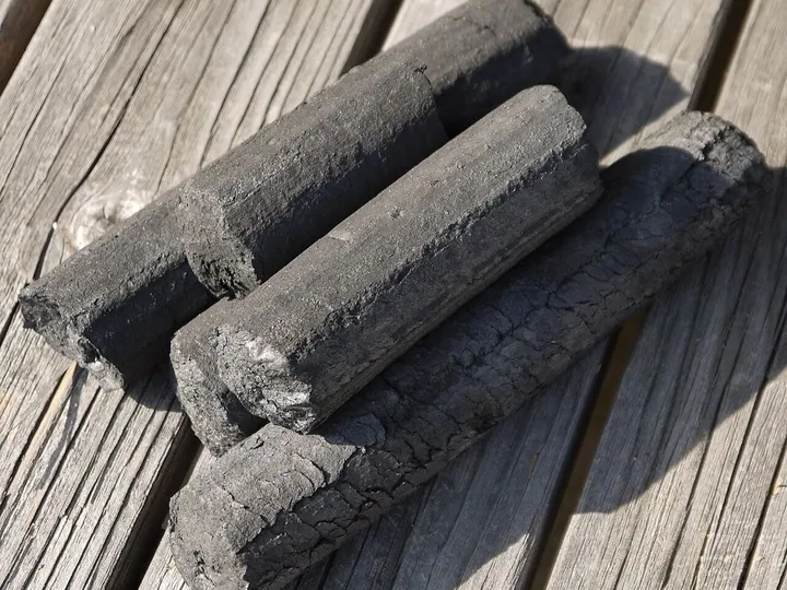 Sawdust charcoal